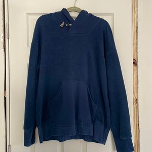 Mens navy blue LOGG by H&M hoodie